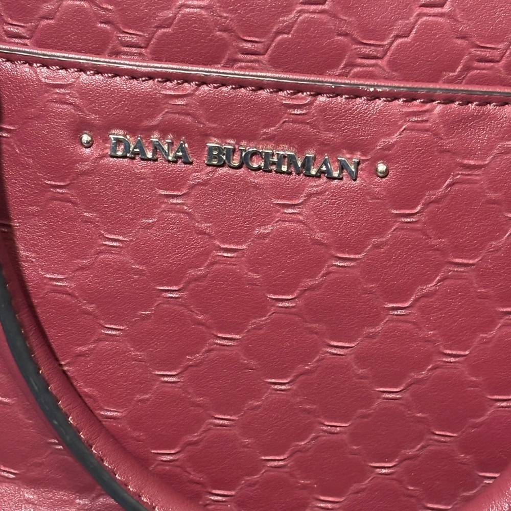 Dana Buchanan leather tote. Pretty red and is in great condition with min wear - Picture 2 of 12